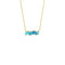 Amalfi Blue Mix Bar Pendant - 1